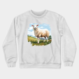 White Sheep Crewneck Sweatshirt